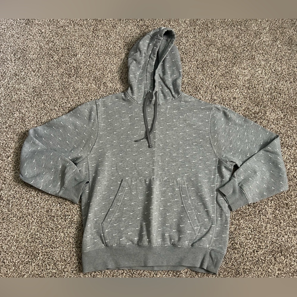 Nike Gray Hooded Sweatshirt